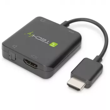 Techly IDATA HDMI-VGA8 HDMI garso ištraukiklis, 4K 3D, stereo / 5.1 kanalų