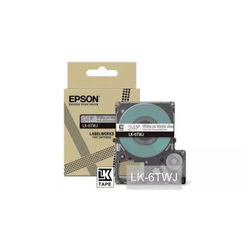 Epson LK-6TWJ Skaidri balta lipni juosta termopervedimui 2,4 cm