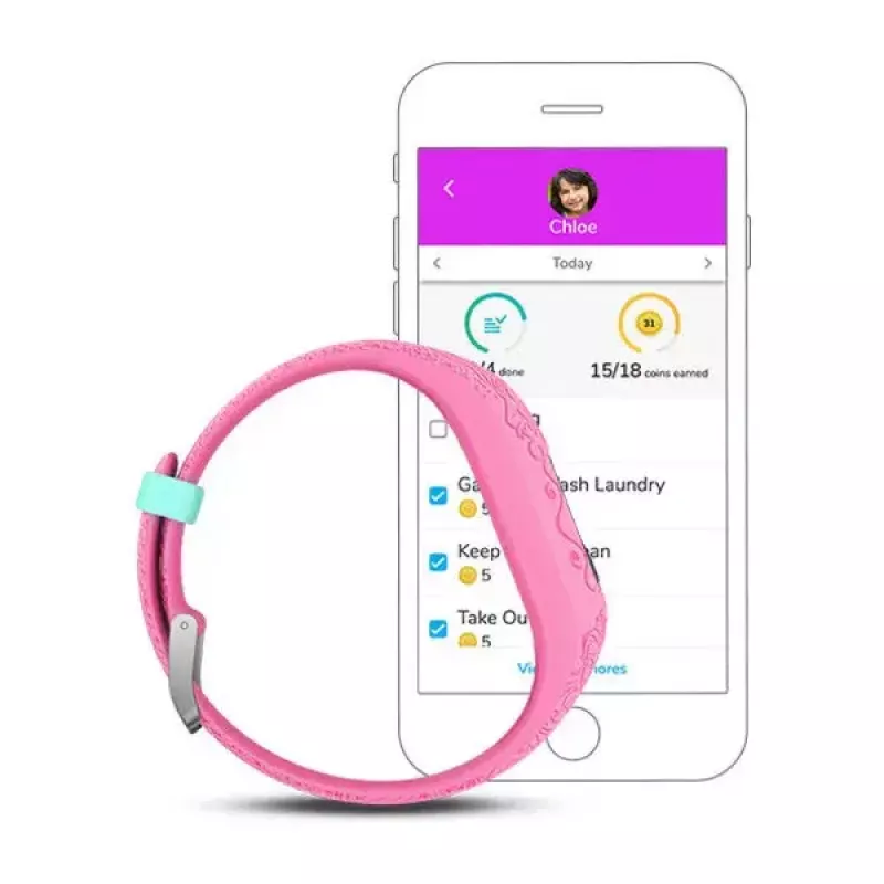 Vaikų aktyvumo apyrankė Garmin Vivofit Jr.2 Pink MIP ekranas 88x88