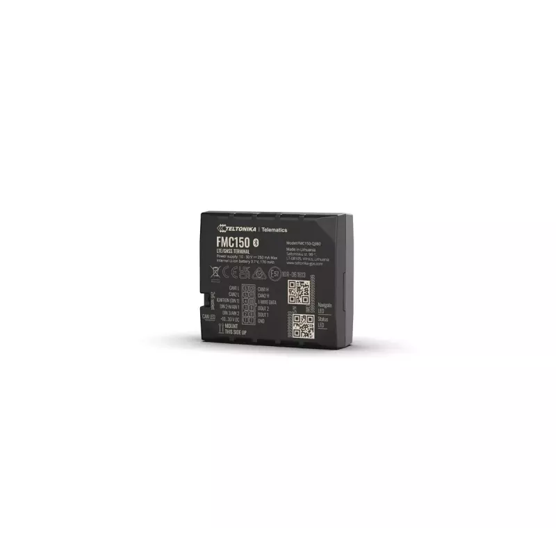 GPS sekimo įrenginys Teltonika FMC150 Juodas 0.128 GB Baterija 6 h