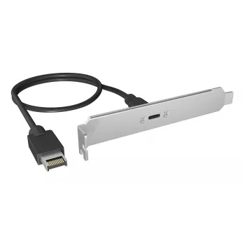 ICY BOX USB Type-C galinis skydelis su vidine USB Type-E jungtimi