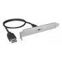 ICY BOX USB Type-C galinis skydelis su vidine USB Type-E jungtimi