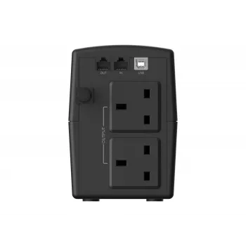 Conceptronic ZEUS01G 650VA 360W nepertraukiamo maitinimo šaltinis, 2 UK lizdai, HID USB, RJ45 įėjimas/išėjimas, AVR
