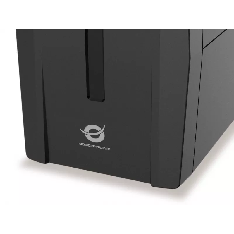 Conceptronic ZEUS01G 650VA 360W nepertraukiamo maitinimo šaltinis, 2 UK lizdai, HID USB, RJ45 įėjimas/išėjimas, AVR