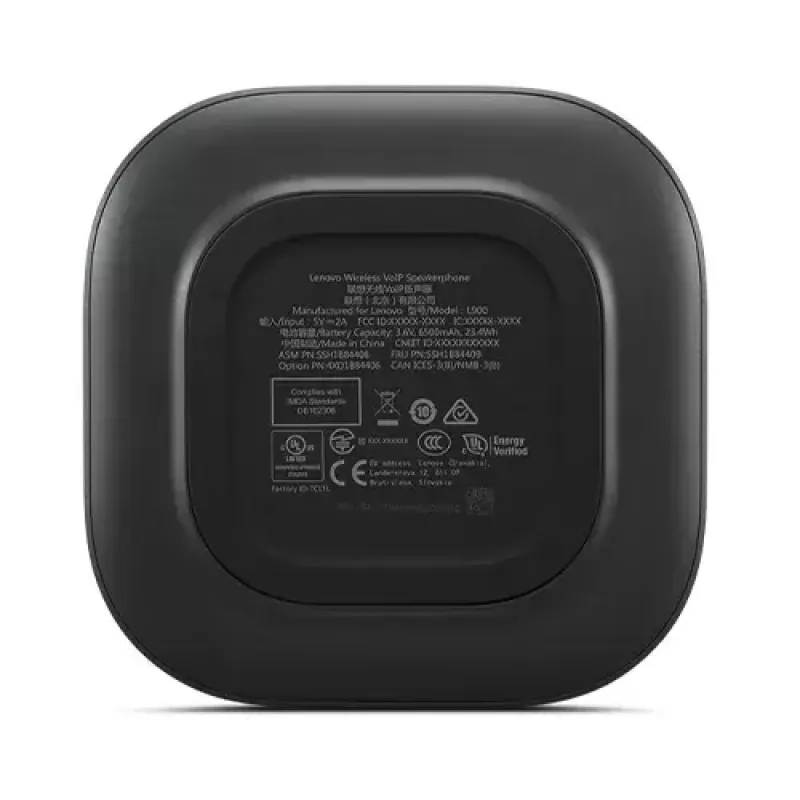Lenovo 4XD1B84406 belaidis konferencinis garsiakalbis Bluetooth 5.0, juodas