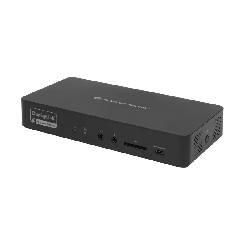 Conceptronic DONN31B 17-in-1 DisplayLink Docking stotelė USB 3.2 Gen 2