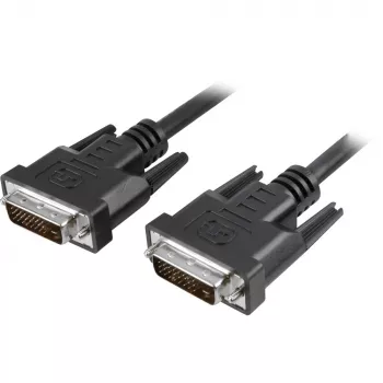 Techly DVI-D kabelis monitoriui, 3 m, Dual Link, vyriškas/vyriškas, ICOC DVI-8130