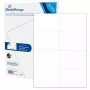 Lipnūs etikečių lapai MediaRange MRINK145, 105x74 mm, 400 vnt., balti
