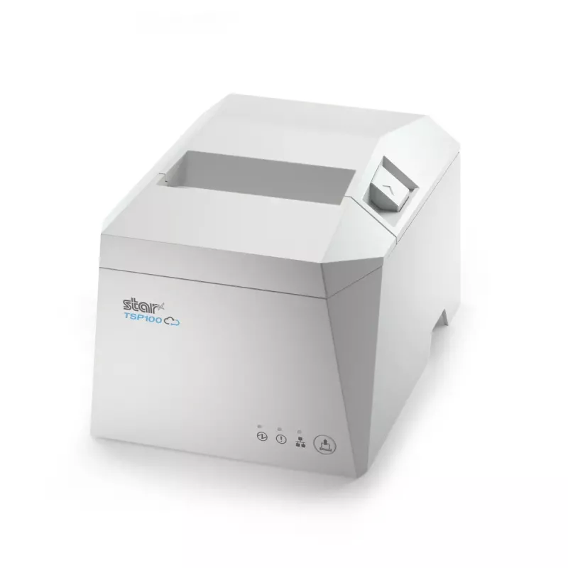 Terminis kvitų spausdintuvas Star Micronics TSP143IV UE WT 80mm laidinis ir belaidis