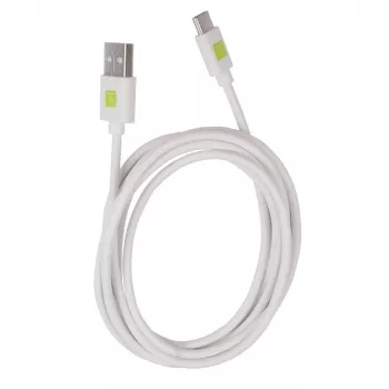 Techly ICOC MUSB20-CMAM20TW USB laidas USB 2.0 2 m USB A USB C Baltas