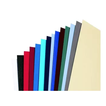 GBC Įrišimo viršeliai LeatherGrain A4 250 g/m², juodi, kartoniniai, 210×300 mm