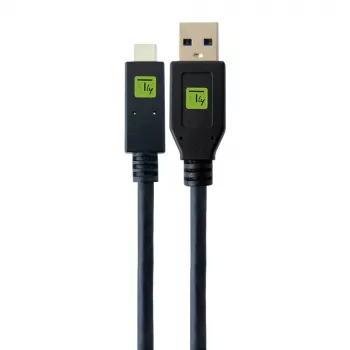Techly ICOC MUSB312-CMAM05T USB laidas USB 3.2 Gen 1 (3.1 Gen 1) 0,5 m USB A USB C juodas