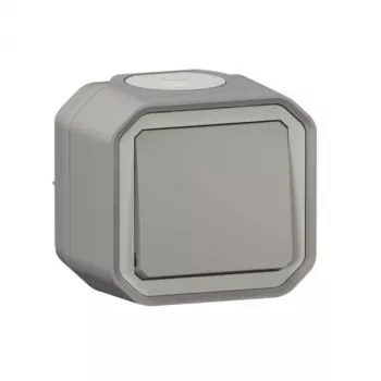 Legrand 069720L mygtukinis jungiklis, pilkas, Plexo