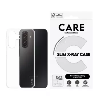 Apsauginis dėklas telefonui PanzerGlass CARE Skaidrus X-Ray Soft Basic, skirtas Samsung Galaxy (CR73372)