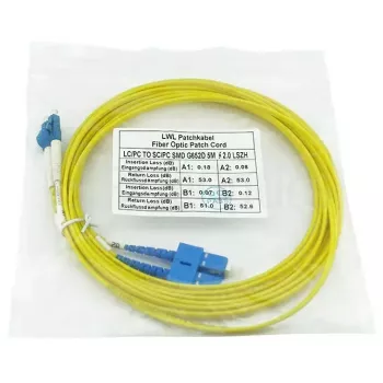 BlueOptics SFP3132BU2MK InfiniBand šviesolaidinis kabelis 2 m LC SC geltonas