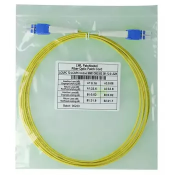 Skaidulinis optinis kabelis BlueOptics SFP8181BU0.5MK 0,5 m LC geltonas