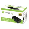 Techly Mini keitiklis VGA su garsu į HDMI IDATA VGA-HDMINI