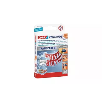 TESA Powerstrips Transparent DECO tvirtinimo juostelės