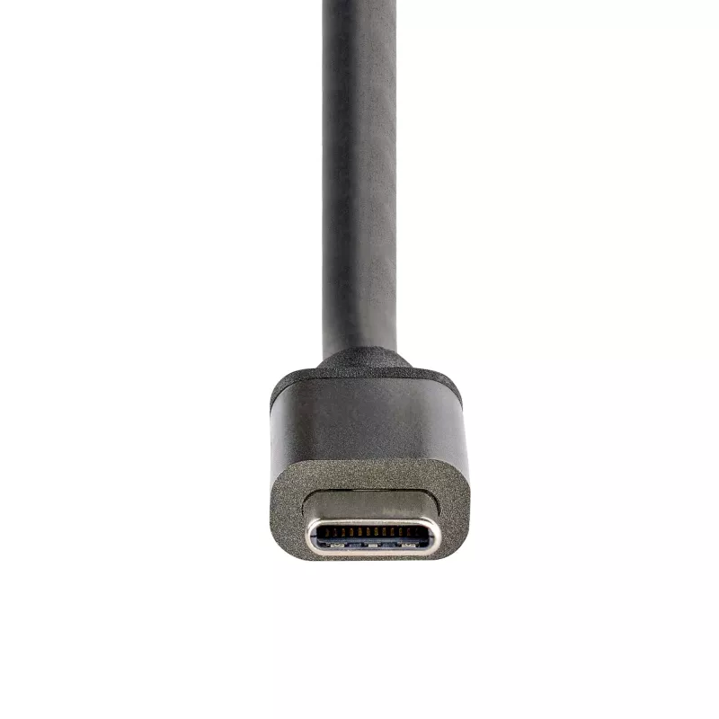 StarTech.com 3 prievadų USB-C kelių monitorių adapteris, USB Type-C į 3x DisplayPort 1.4 MST šakotuvas, trigubas 4K 60Hz nešiojamojo kompiuterio ekrano plėtinys / skirstytuvas, HDR, ilgas įmontuotas kabelis – tik Windows