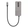 StarTech.com 3 prievadų USB-C kelių monitorių adapteris, USB Type-C į 3x DisplayPort 1.4 MST šakotuvas, trigubas 4K 60Hz nešiojamojo kompiuterio ekrano plėtinys / skirstytuvas, HDR, ilgas įmontuotas kabelis – tik Windows