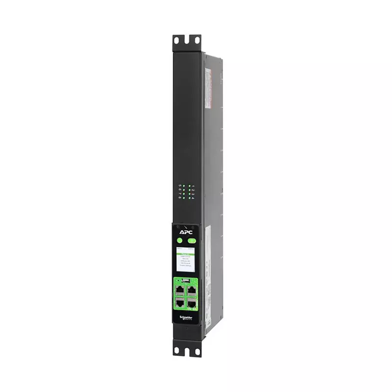 APC EPDU2016S 1U, 16A 230V, 8x C13 lizdų jungiklinė stovo PDU