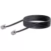 Telefono kabelis Schwaiger 6,0 m RJ-11 – RJ-11 juodas