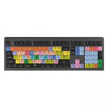 Klaviatūra Logickeyboard LKB-LOGXP2-A2M-DE universali USB QWERTZ vokiška juoda