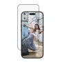 Apsauginis stiklas PanzerGlass SAFE iPhone 17 Ultra‑Wide Fit su juodu rėmeliu