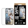 Apsauginis stiklas PanzerGlass SAFE iPhone 17 Ultra‑Wide Fit su juodu rėmeliu