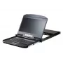 ATEN CL3116NX konsolė su 18,5 colių ekranu, 1366 x 768 pikseliai, metalas/plastikas, juoda, 1U