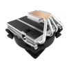 Aušintuvas PCCOOLER GI-46U Top-Blow CPU Cooler 12cm 1000-1800 RPM mėlynas