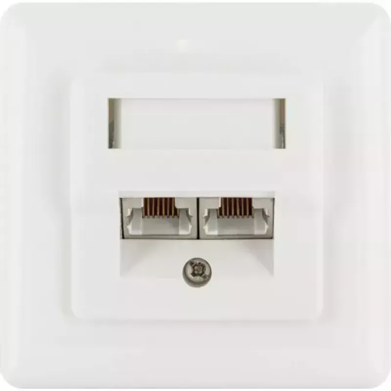 Schwaiger TDU2628532 RJ-45 lizdo kištukinis lizdas baltas
