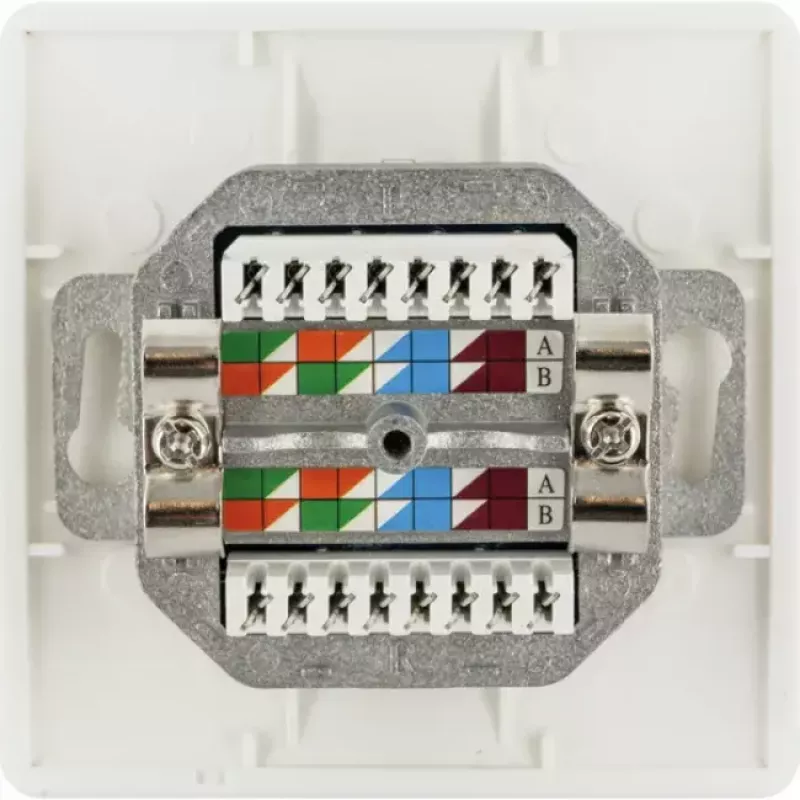 Schwaiger TDU2628532 RJ-45 lizdo kištukinis lizdas baltas