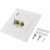 Schwaiger TDU2628532 RJ-45 lizdo kištukinis lizdas baltas