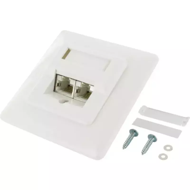 Schwaiger TDU2628532 RJ-45 lizdo kištukinis lizdas baltas