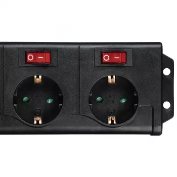 Hama 00137259 ilginimo laidas 1,4 m 6 kištukinių lizdų Juodas