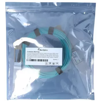 InfiniBand/šviesolaidinis aktyvus kabelis BlueOptics UACC-AOC-QSFP28-1M-BO 1m Kištukas/Kištukas