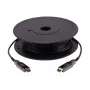 ATEN 20M True 4K HDMI aktyvus optinis kabelis, 20 m, HDMI Type D (Micro), HDMI Type D (Micro), 3D, 18 Gbit/s, juodas