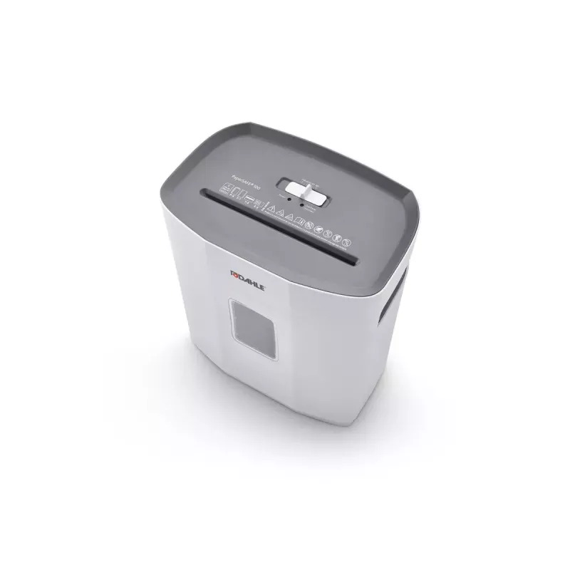 Popieriaus smulkintuvas Dahle PaperSAFE 100, kryžminis pjovimas, 70 dB, 22 cm, pilkai balta