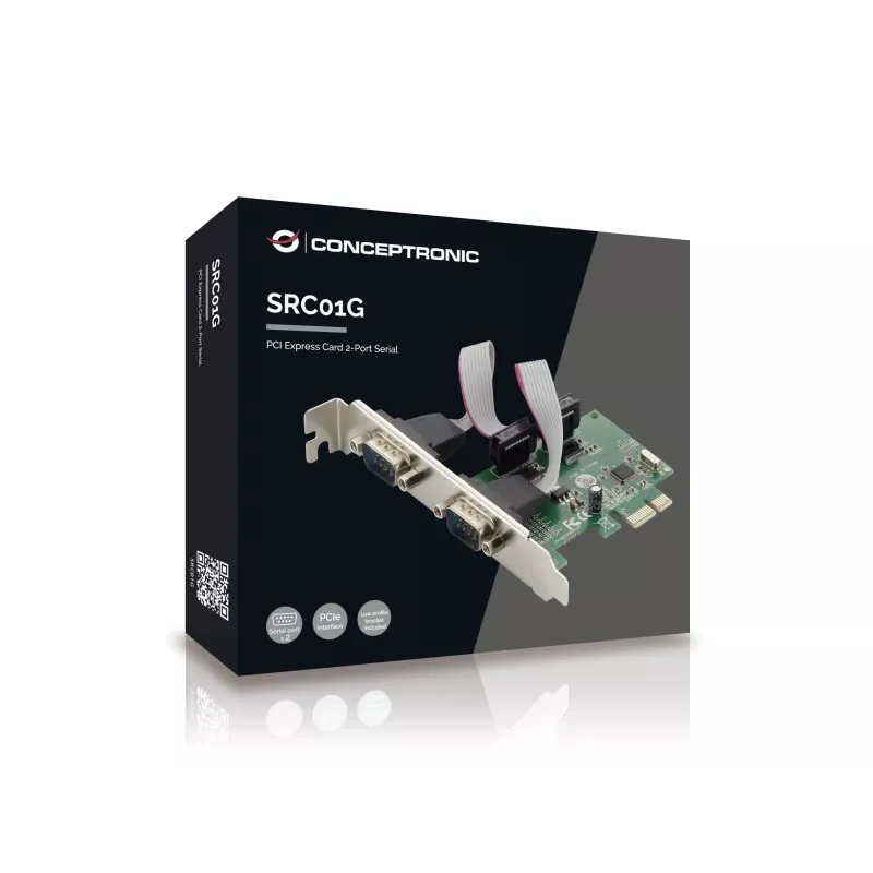 Conceptronic PCIe kortelė 2 prievadų RS-232