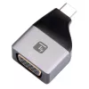 Techly IADAP USBC-VGAC USB-C į VGA adapteris 1920 x 1200 pikseliai Juodas, Sidabrinis