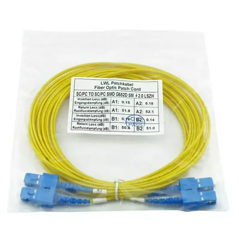 BlueOptics SFP3232BU2MK InfiniBand optinis pluoštinis kabelis 2 m SC geltonas