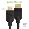 Techly ICOC HDMI2-4-010T HDMI laidas 1 m HDMI A tipo (standartinis) Juodas