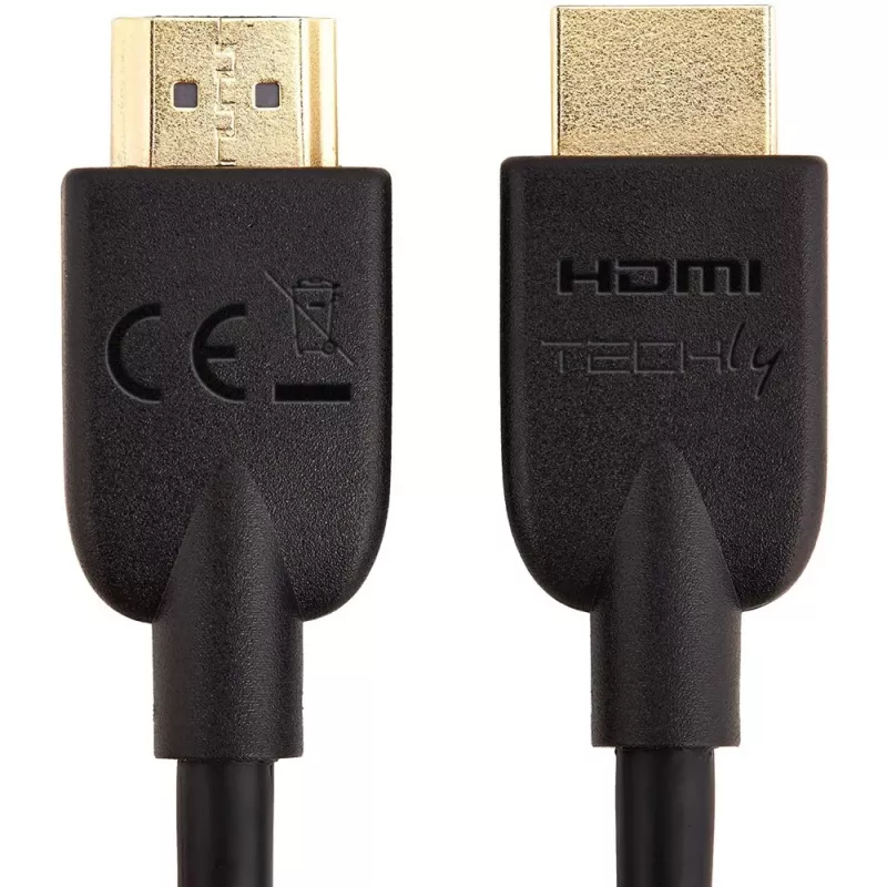 Techly ICOC HDMI2-4-010T HDMI laidas 1 m HDMI A tipo (standartinis) Juodas