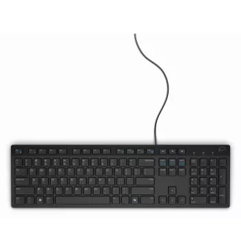 DELL laidinė klaviatūra KB216 – ispaniškas (QWERTY) išdėstymas – juoda