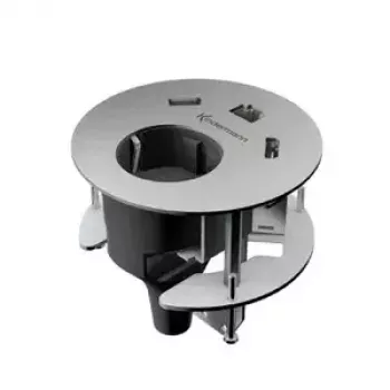 Įmontuojamas rozetinis blokas Kindermann CablePort table² 7449000040