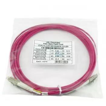 BlueOptics QK732A-BO InfiniBand/šviesolaidinis kabelis 1 m LC Violet