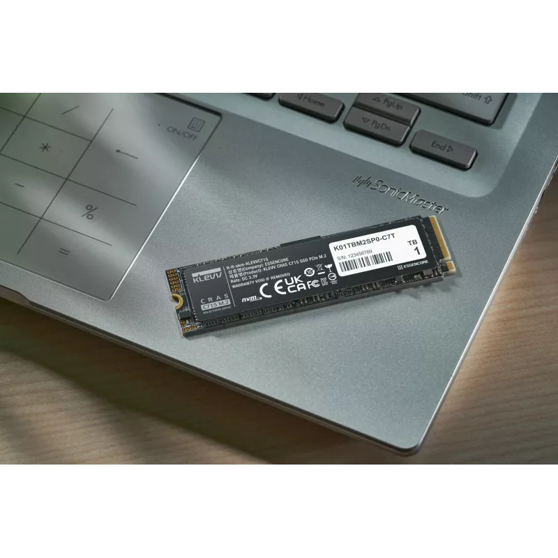 SSD diskas KLEVV 1 TB M.2 2280 PCIe Gen3 NVMe K01TBM2SP0-C7T