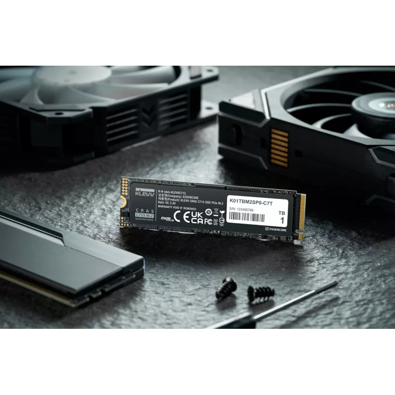 SSD diskas KLEVV 1 TB M.2 2280 PCIe Gen3 NVMe K01TBM2SP0-C7T