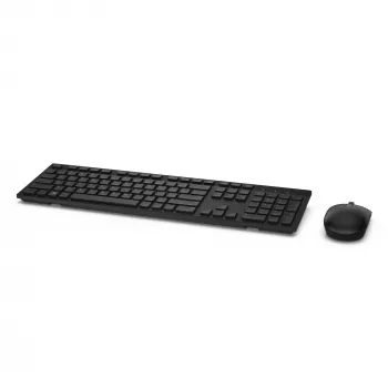 DELL KM636 belaidė klaviatūra su pele, RF Wireless, QWERTY, UK International, juoda